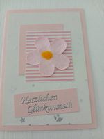 Glückwunschkarte rosa
