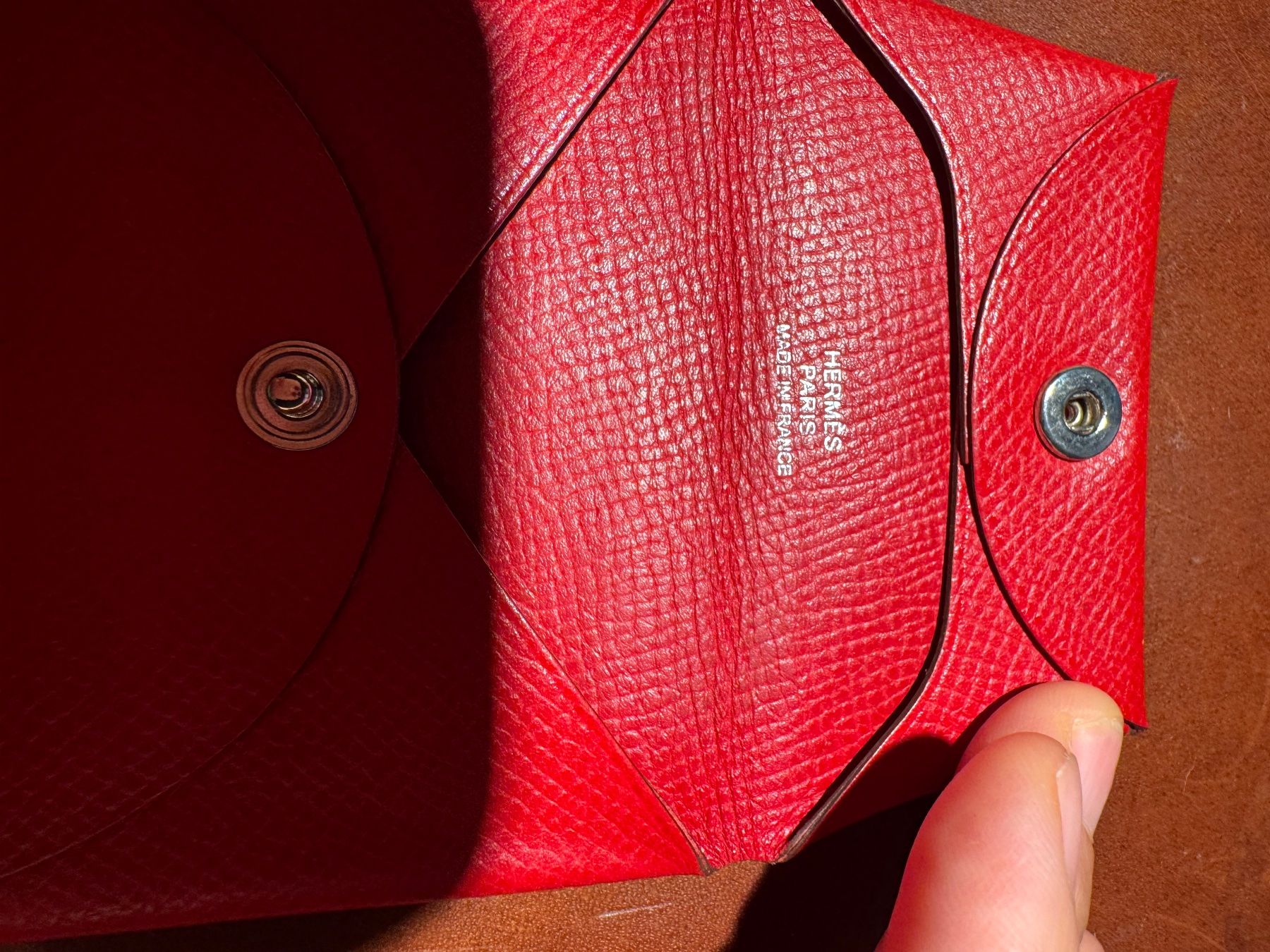 Hermès Portefeuilles: Hermès Bastia red – D'occasion à Basel par mimi8668 1