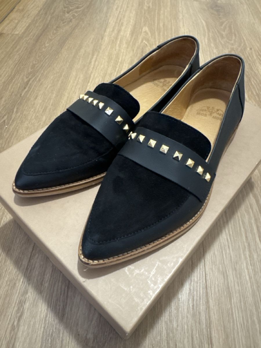 Mos mosh Damenschuhe: Schwarze Loafers Mos Mosh Gr. 36 – Gebraucht aus Zürich von Sellfmadeexstock