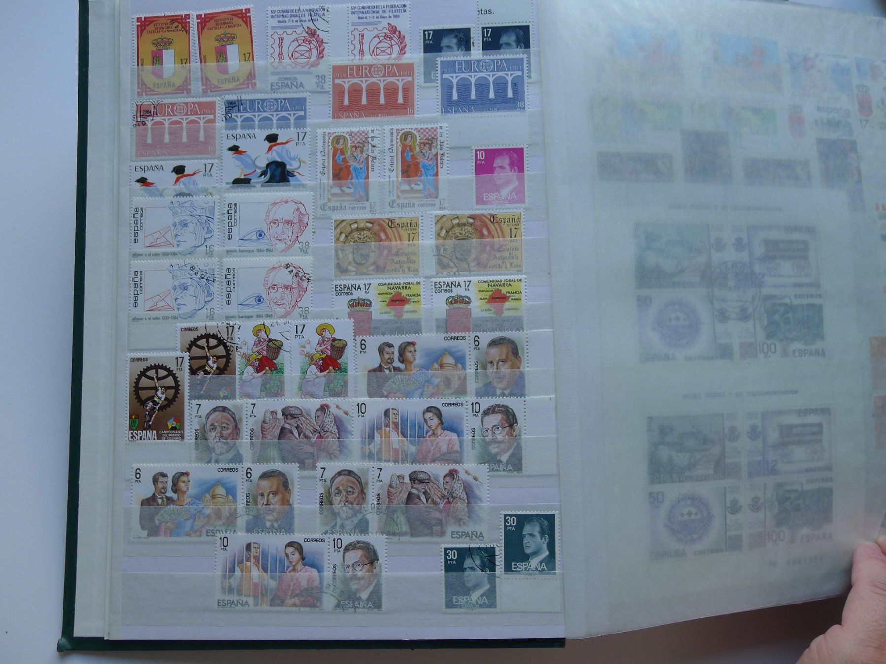 Tutti i francobolli: 2 Alben mit Briefmarken von Spanien 95 Bilder – Usato da Dagmersellen venduto da q1w2e3r4 8