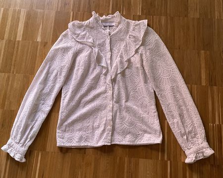 Ivy & Oak Bluse Broderie Anglaise Lochstickerei Hemd