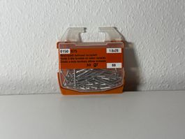 Messingstifte 1.6x20 vernickelt 30gr neu