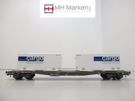 Hag 373 Flachwagen mit Containern Cargo Domino SBB CFF FFS