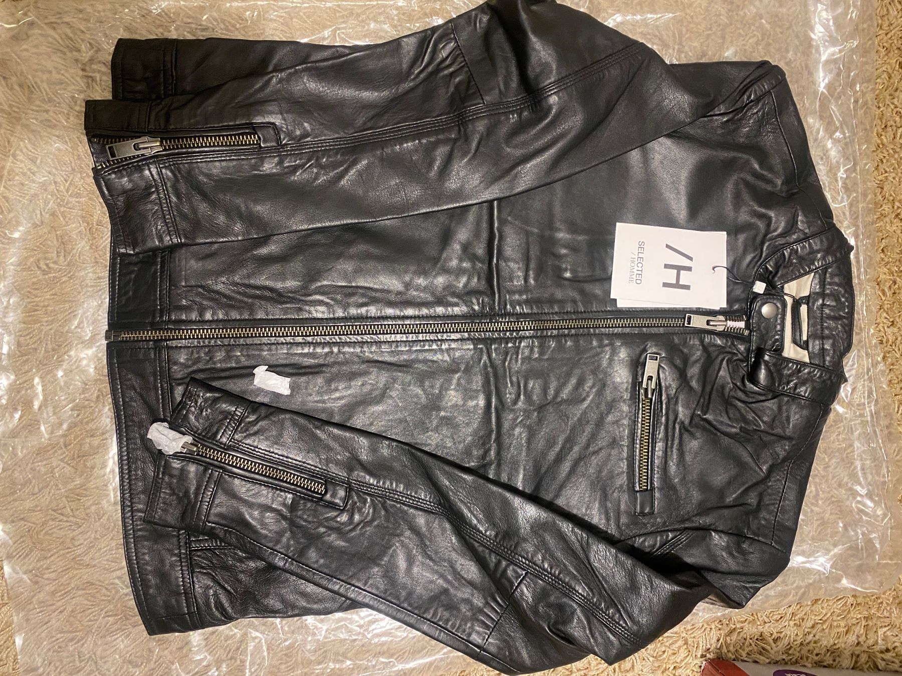 Selected Jacken: SELECTED Lederjacke – Neu und originalverpackt aus Ostermundigen von kza_96xw 1