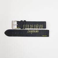 18MM Bracelet de montre en cuir chèvre