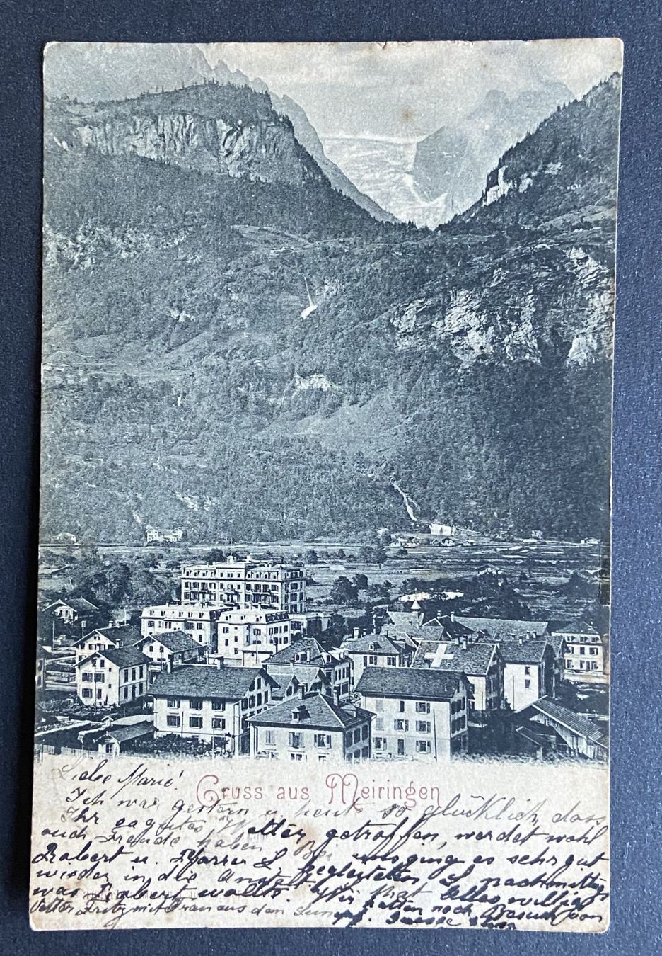 Ansichtskarten: AK Gruss aus Meiringen – Gebraucht aus Böckten von Hansi36