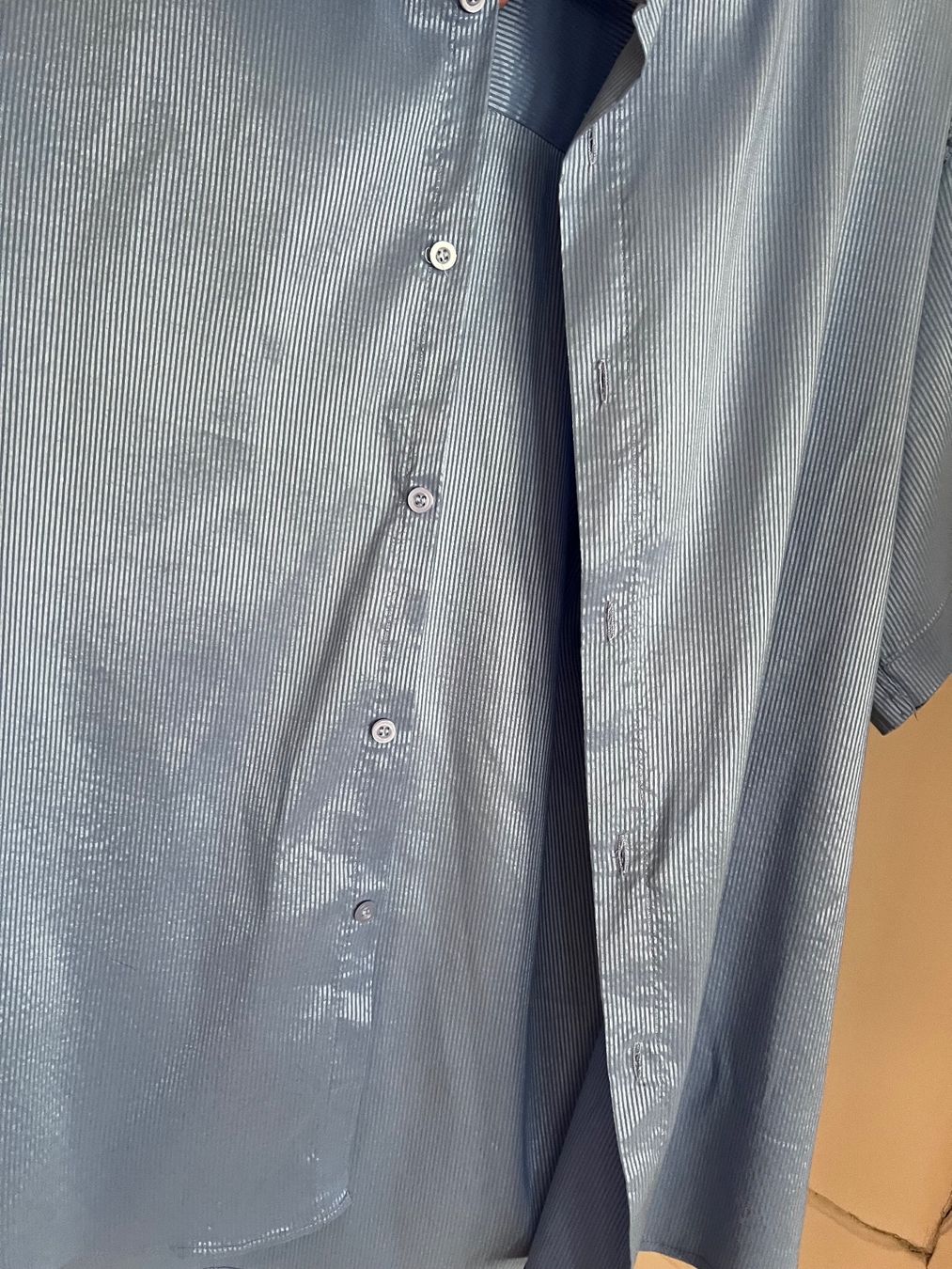 Camicie: Chemise bleu | Taille XL – Usato da Charmey (Gruyère) venduto da ya_12 3