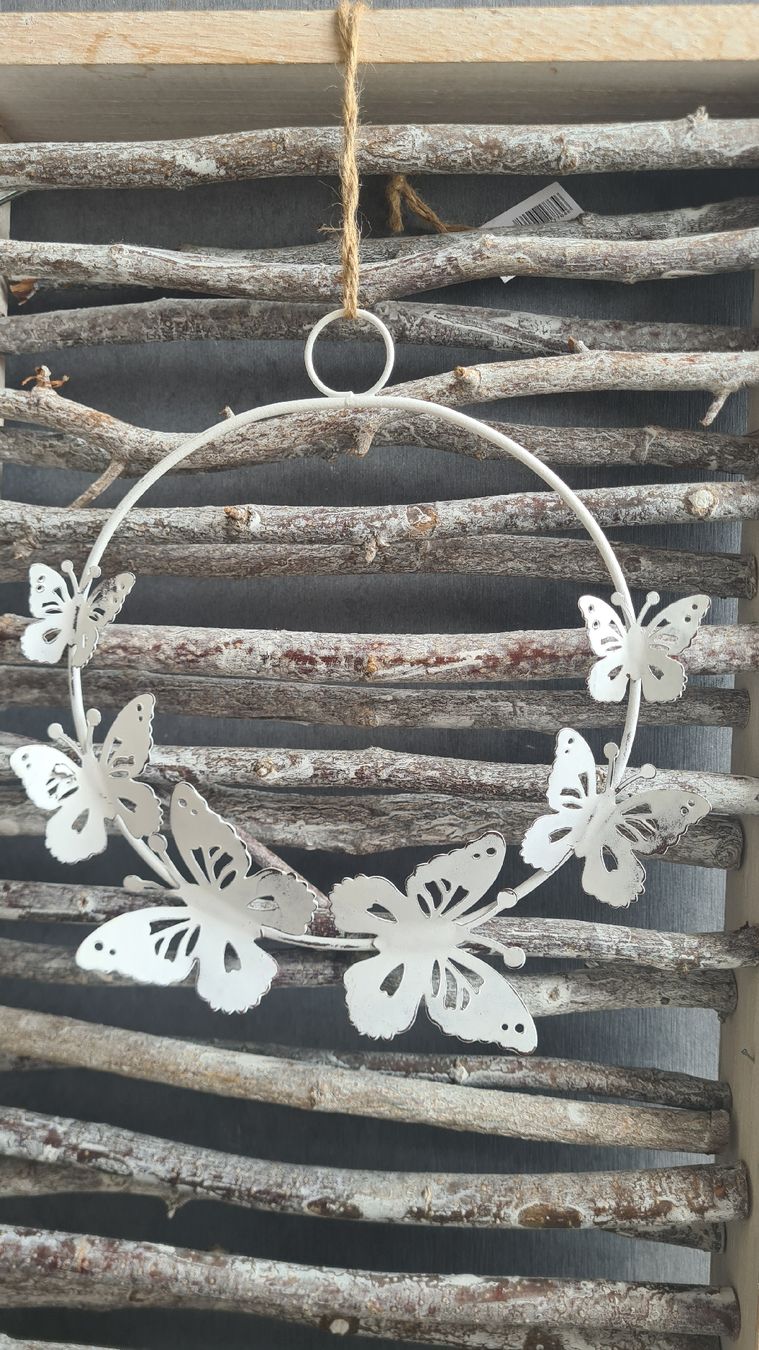 Toutes les décorations: SHABBY- CHIC TÜR ODER FENSTERSCHMUCK METALL – Neuf avec emballage d'origine à Böttstein par decodor-angi 1