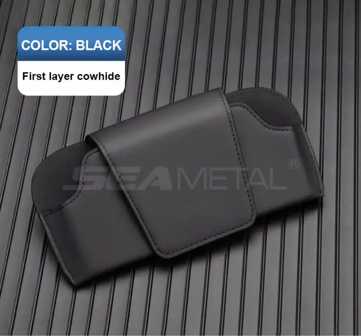 Wandhalterungen: Auto Brillen Halter Leder Etui schwarz – Neu und originalverpackt aus St. Gallen von Popolone26 2