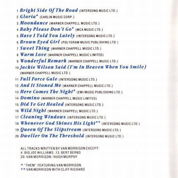CD: Van Morrison - The Best Of – Usato da Zürich venduto da Raz88 1