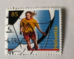 Nr. 1228 FUSSBALLERIN GESTEMPELT 2007   Siehe Original Fotos