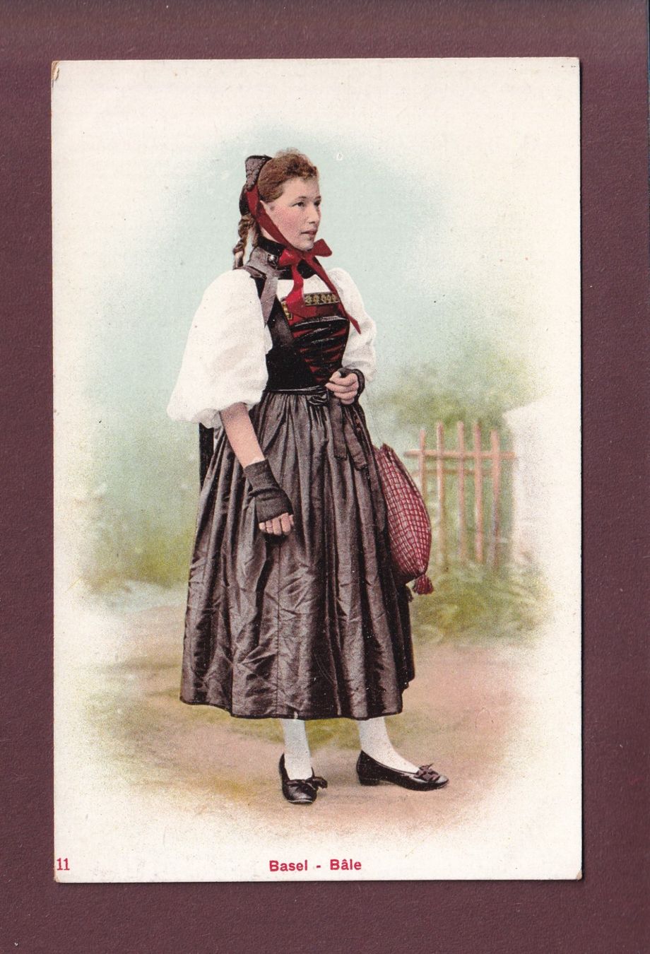 Cartoline postali: BASEL - Tracht – Usato da Pully venduto da nicecards