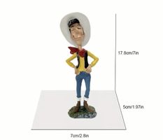 Lucky Luke Figur, Comic-Held, Sammlerstück, Rarität! (53)