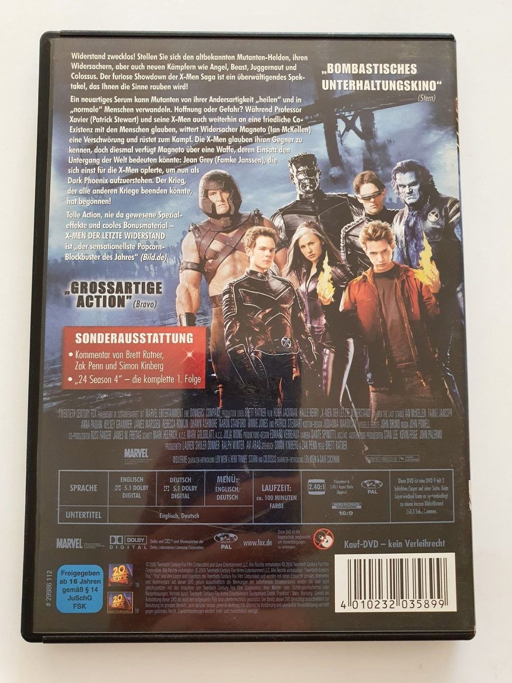 Alle DVDs: X Men der letzte Widerstand DVD – Gebraucht aus Oberdorf BL von BaldenEagle 1