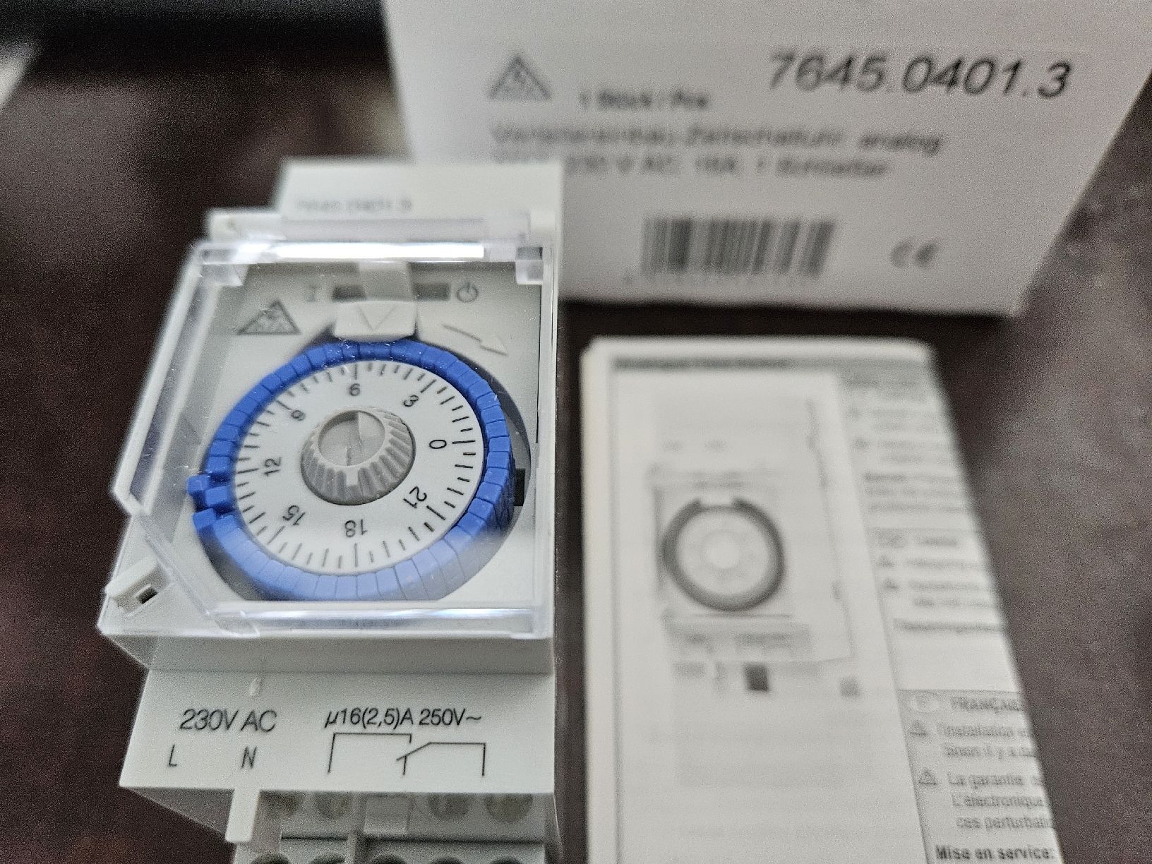Componenti elettronici: Zeitschaltuhr analog – Nuovo e nell'imballaggio originale da Diepoldsau venduto da Knochen