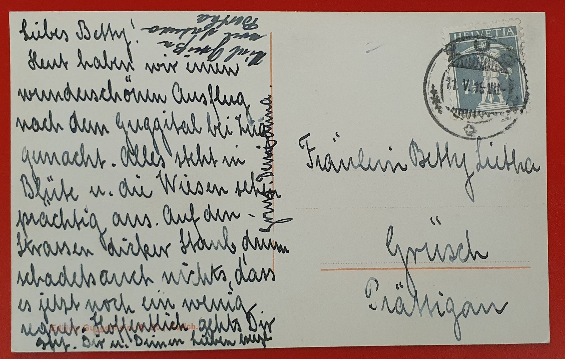 Cartes postales: Zug 1919 -Pfarrkirche – D'occasion à Kreuzlingen par Rschweiz1 1