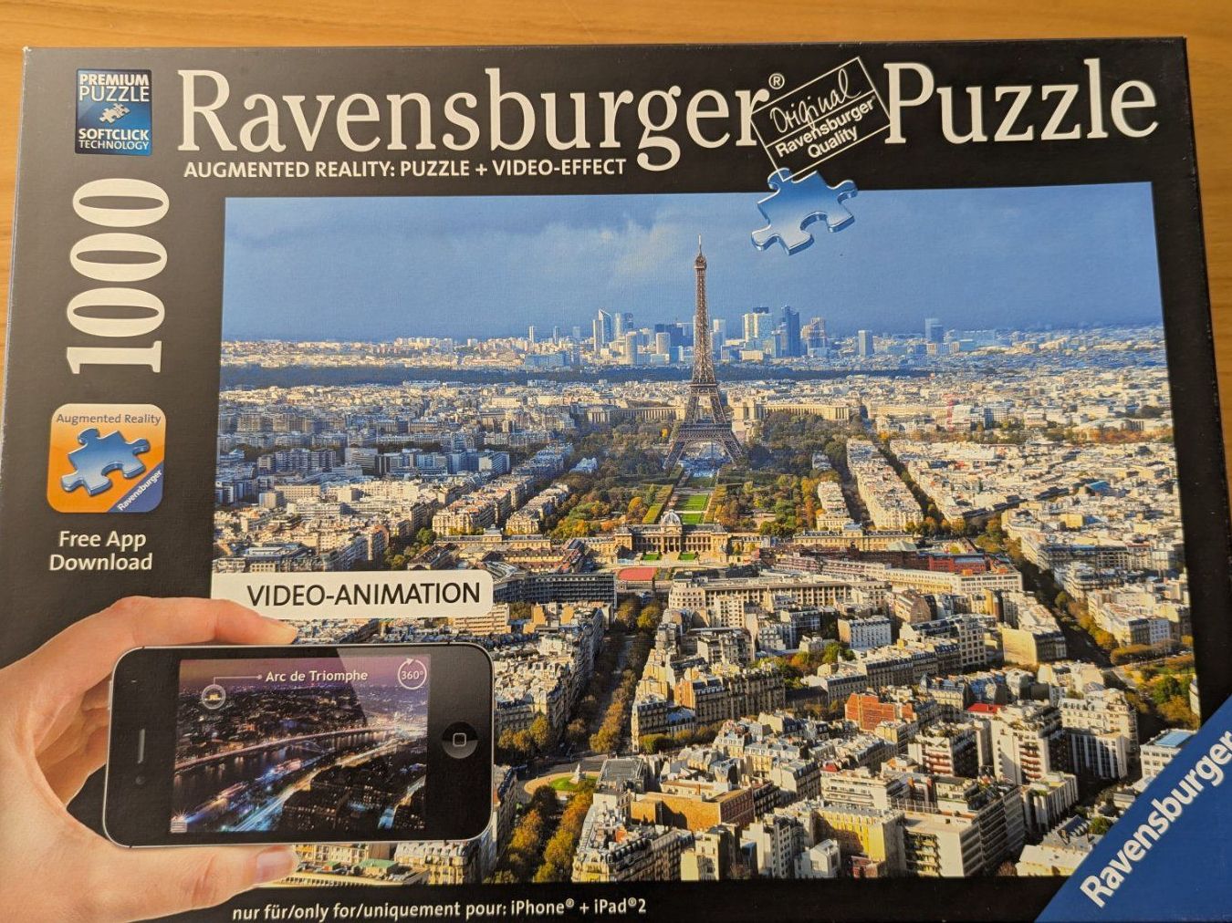 Ravensburger Puzzle: Über den Dächern von Paris – Usato da Steinmaur venduto da Diadal