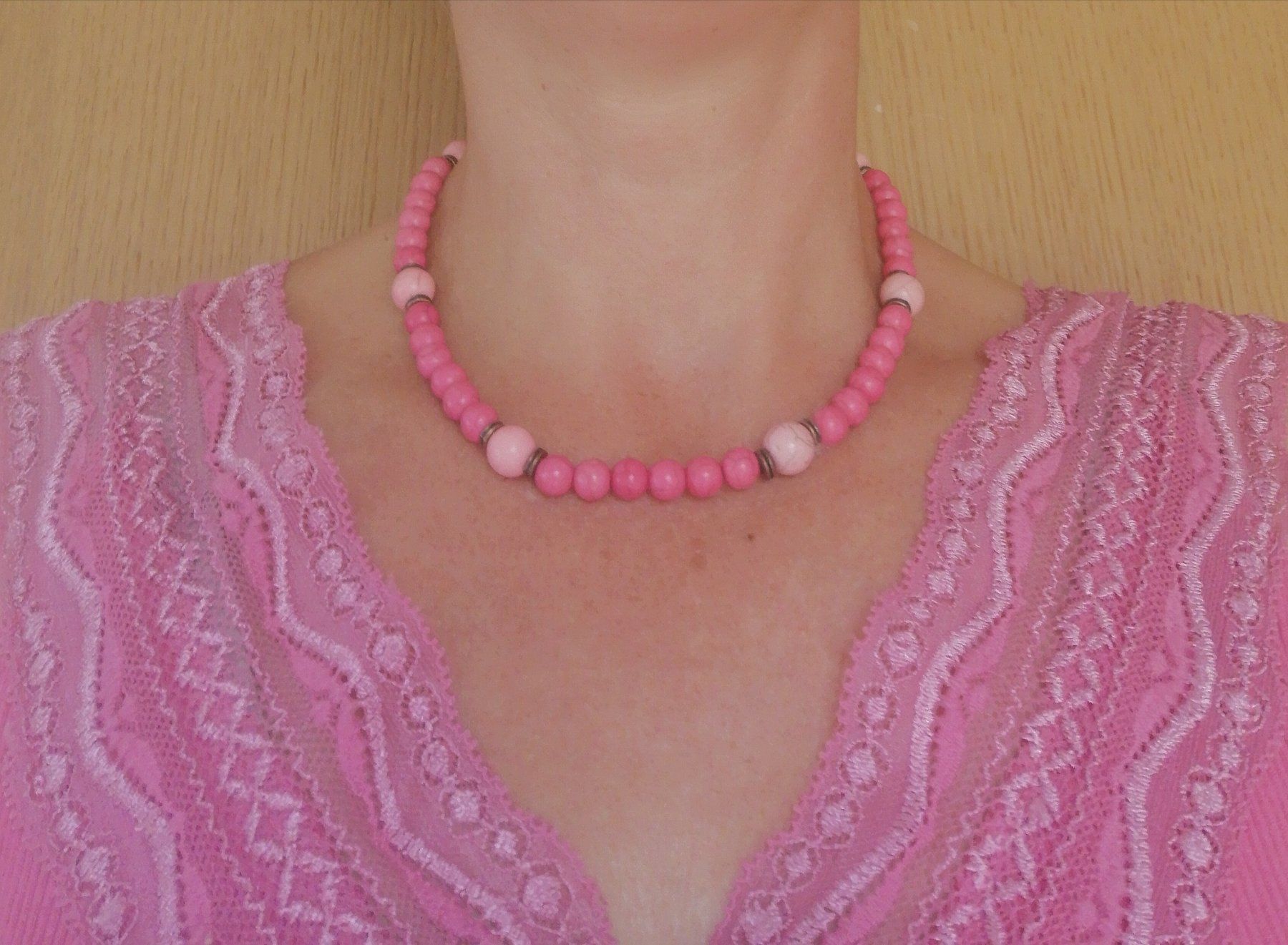 Catenine: altrosa-rosa Steink. - Spendenaktion – Nuovo (secondo la descrizione) da Unterkulm venduto da Nachtigall 1