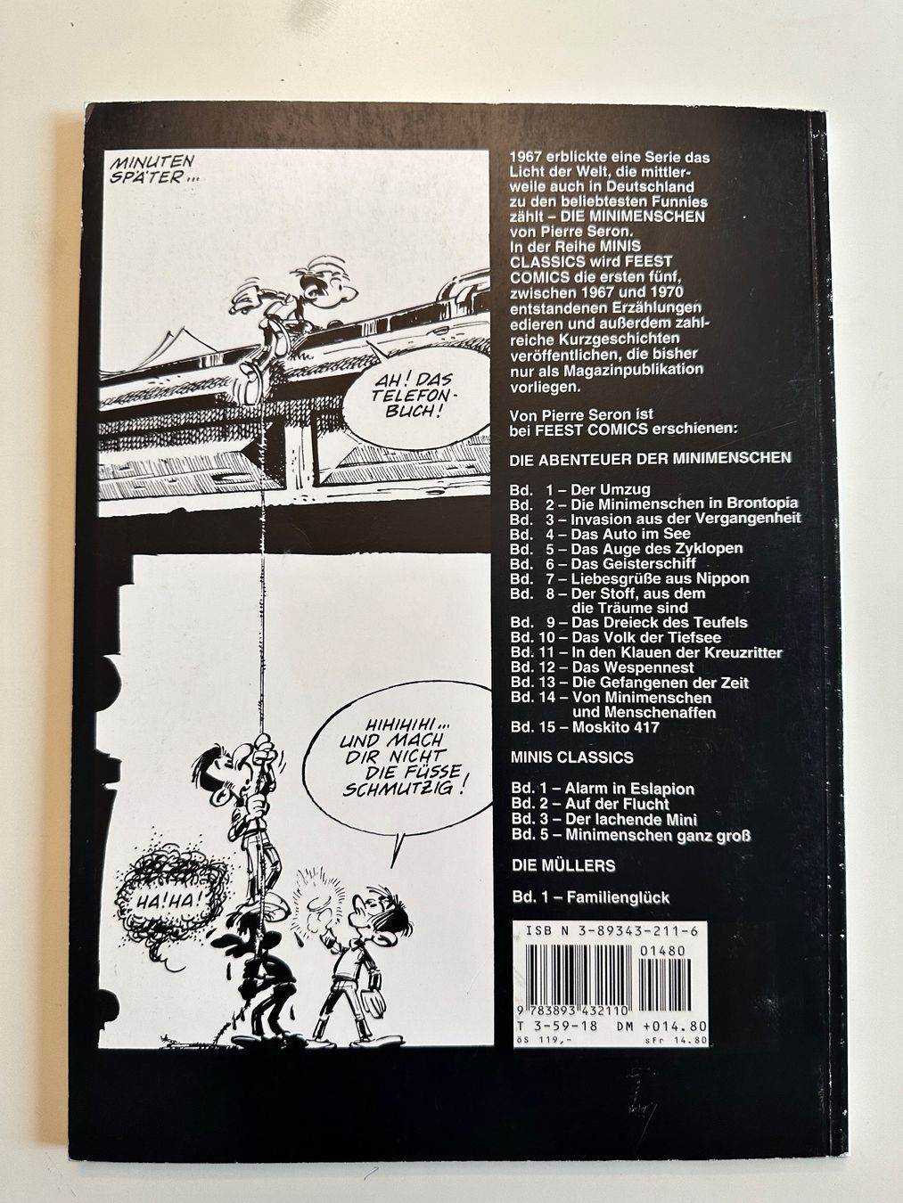 Fumetti: DIE MINIMENSCHEN - MINIS CLASSICS BAND 3 - DER LACHENDE MINI – Usato da Münsingen venduto da Ganjam 2