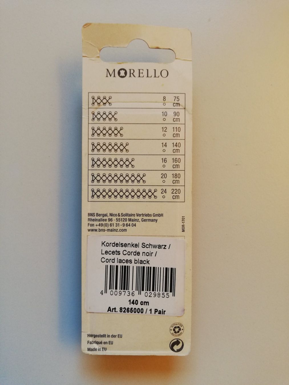 Scarpe da uomo: Schnürsenkel 140 cm – Usato da Rothrist venduto da GIWALD 1