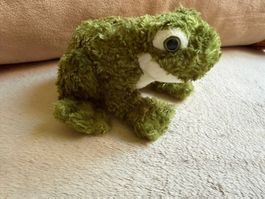 Stofftier Plüsch Frosch 17x18x10cm