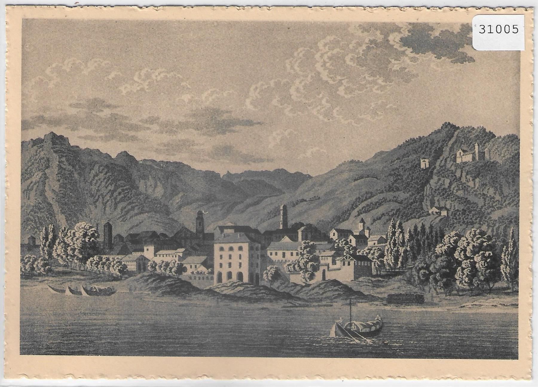 Cartoline postali: Locarno anno 1770 – Usato da Ettingen venduto da Kartenplanet