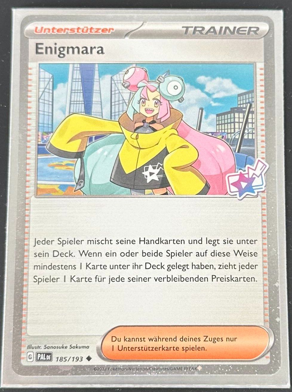 Pokémon Carte collezionabili: Enigmara 185/193 Deutsch Pokémon Trainer – Nuovo (secondo la descrizione) da Dübendorf venduto da TrimTrend 1