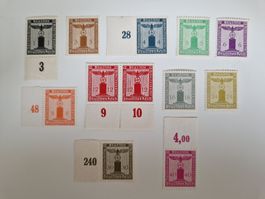 Deutsches Reich Dienstmarken Set Briefmarken postfrisch