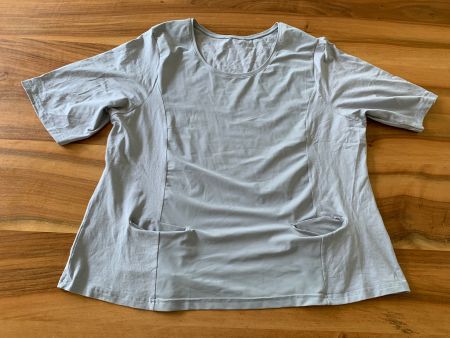 RUNDHOLZ extravagantes Shirt mit Taschen Gr. M/L