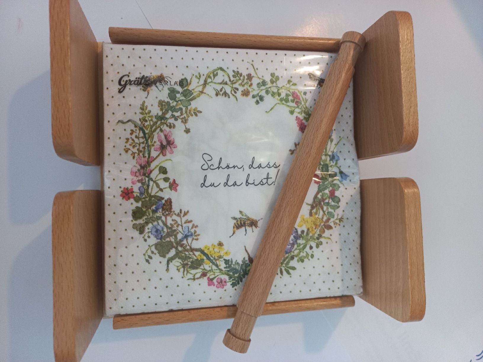 Tovaglioli: Serviettenhalter mit Servietten – Nuovo (secondo la descrizione) da Niederdorf venduto da ladyblue76