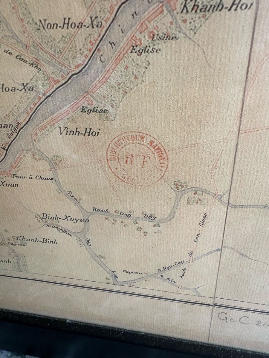Cartine & Atlanti: Très rare plain et carte 19 ème Saigon – Usato da petit lancy venduto da FerreiraLuis 9