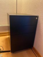 Schubladencontainer schwarz 3 Schubladen 
