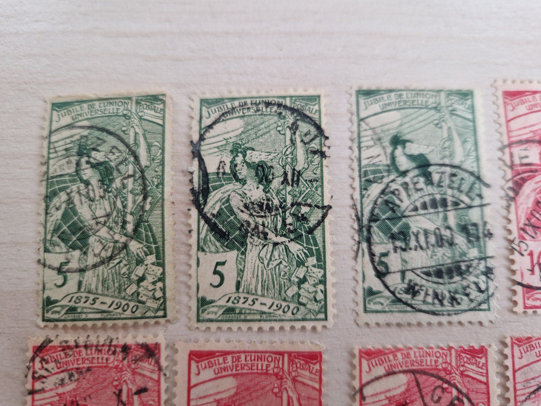 Alle Briefmarken: Ansammlung UPU, ab 1.- – Gebraucht aus Burgdorf von Glossy01 1