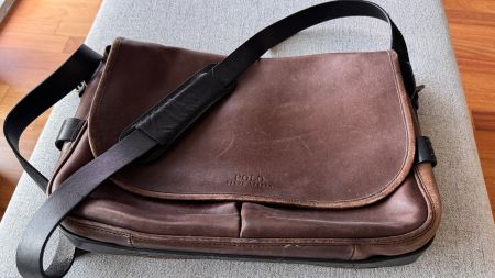 Polo Ralph Lauren Ledertasche Umhängetasche Top Zustand!