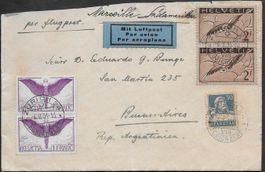 1934 Luftpost ZÜRICH-BUENOS AIRES Frankat. hochwertig ab 1.-