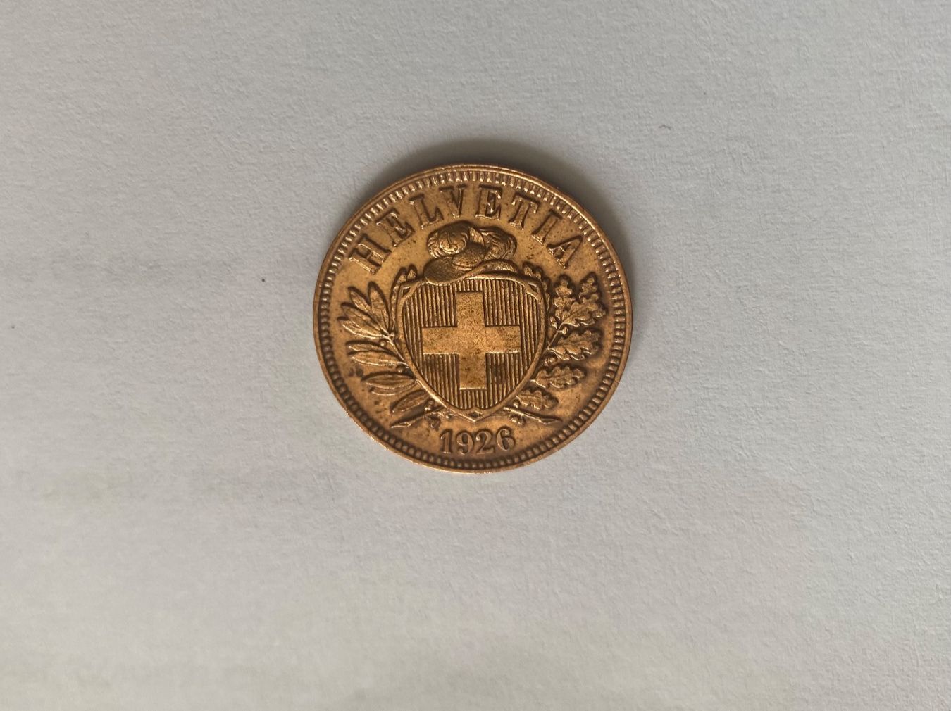 Tutti le monete: 2 centimes/rappen 1926 – Usato da Nyon venduto da Ilmi09