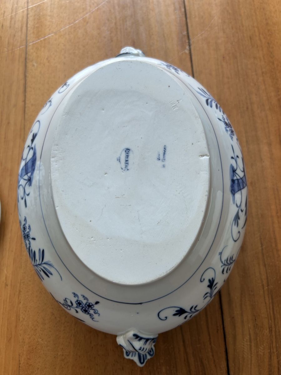 Ciotole: Meissen grosse ovale Schüssel – Usato da Münchenstein venduto da xenja09 2