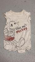 Sommerlicher Baby Body mit Mickey Mouse Motiv, Grösse 68