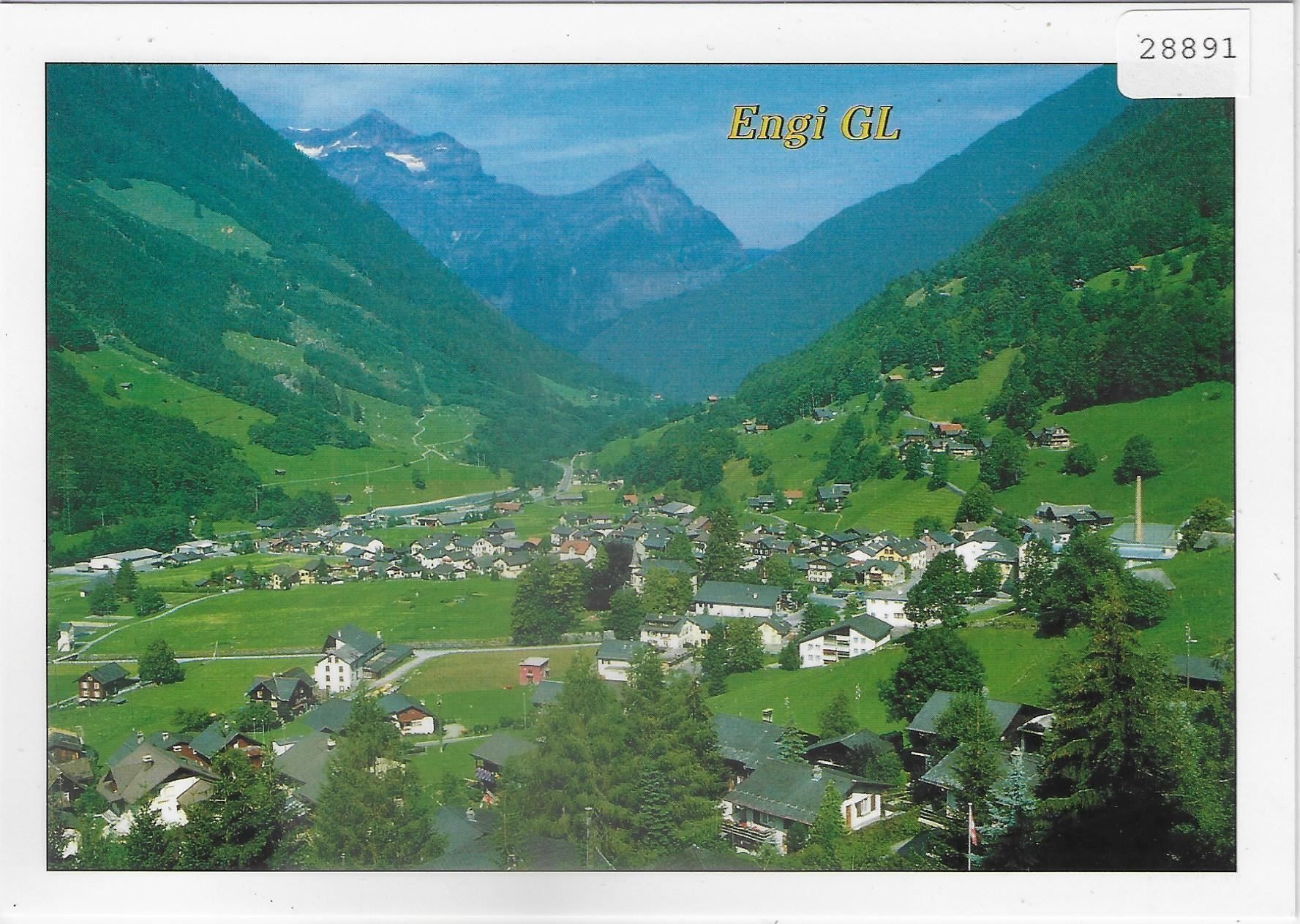 Cartoline postali: Engi GL - Generalansicht – Usato da Ettingen venduto da Kartenplanet