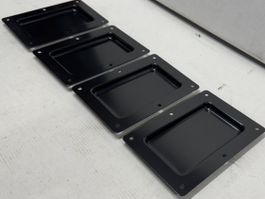 4 Stk Case Einbauschalen in schwarz (A318)