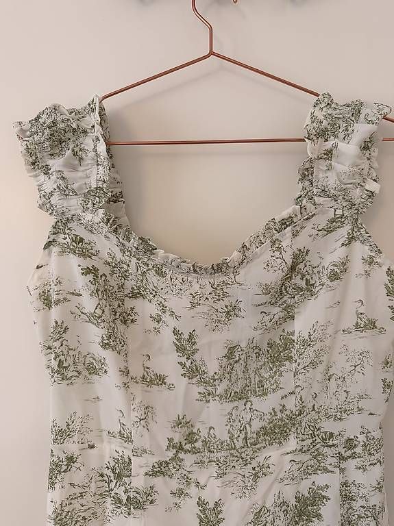 Vestiti: WEISSES KLEID MIT VOLANTS / Gr. M – Usato da Wetzikon ZH venduto da Carmensreplay 1