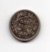 (834) USA, 1 Dime, 1875, ss-vz