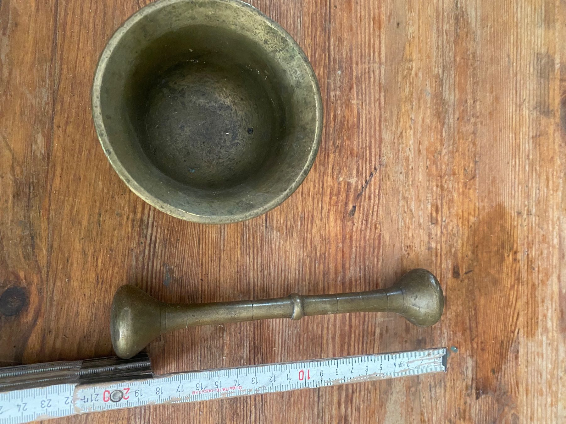 Altro per cucinare: Antiker Mörser mit Stampfer – Usato da Bern venduto da Atelier.Werkstatt49 3