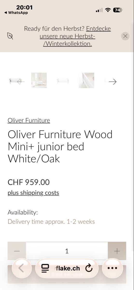 Oliver Furniture Betten: My Snowflake Olivia baby bed – Gebraucht aus FORCH von PRINCESSHK 3