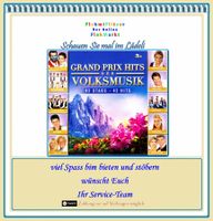 „GRAND PRIX HITS DER VOLKSMUSIK” 42 STARS – 42 HITS • 3er CD