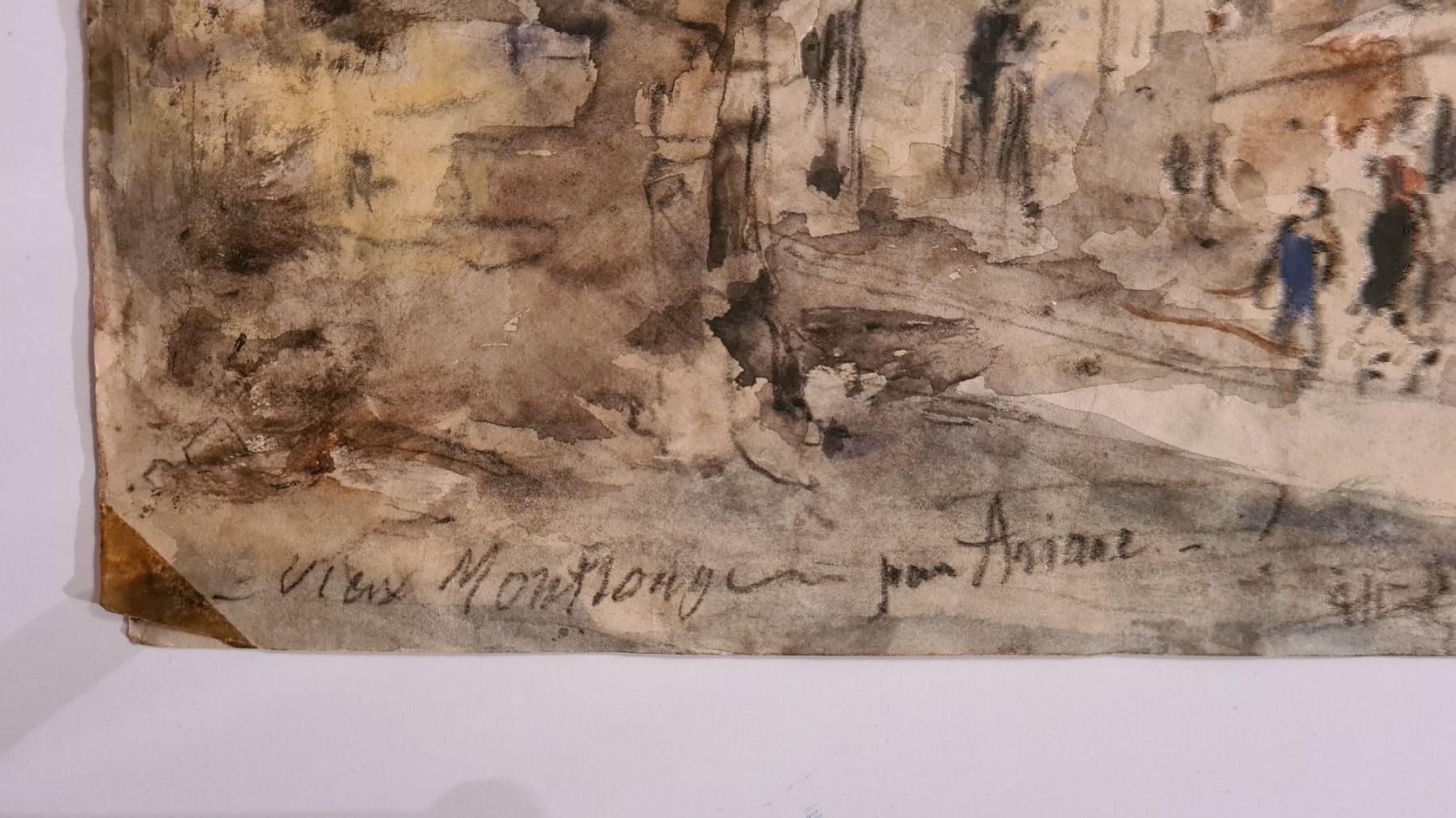 Gemälde: Herbert Meyer 1882-1960 Orig. Aqu. Paris – Gebraucht aus Emmenbrücke von Kunstankaufverkauf9 2
