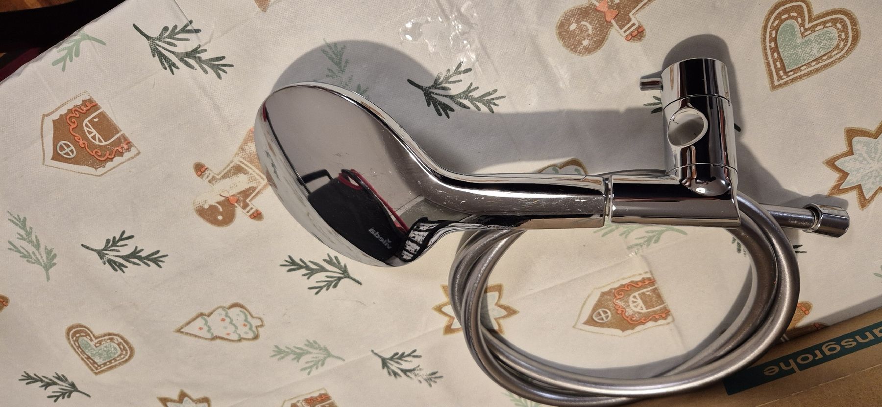 Hansgrohe Soffioni doccia: Douchette Hansgrohe chromée avec support pour barre – Usato da Meyrin venduto da Jogch 2