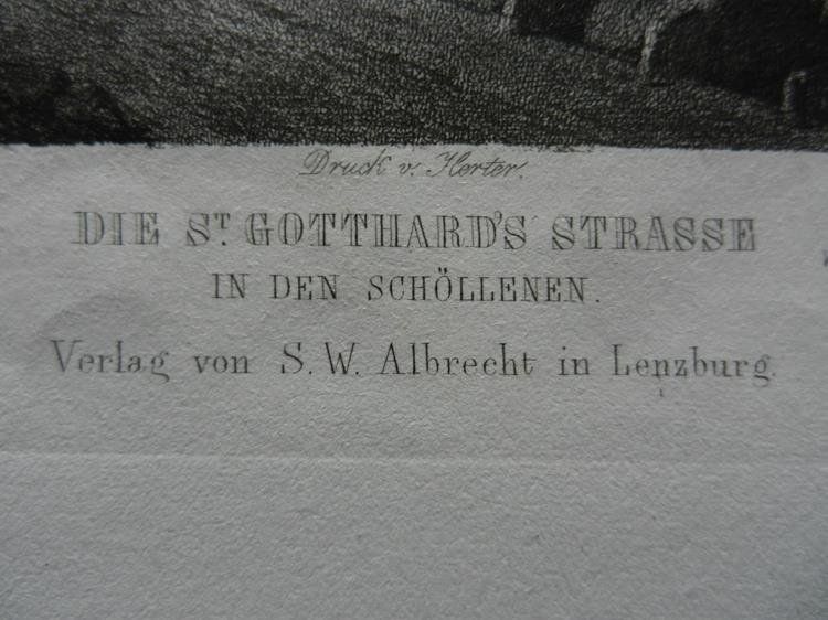 Gravures: Die Gotthard Strasse Schöllenen – D'occasion à Risch par Rischli15 2