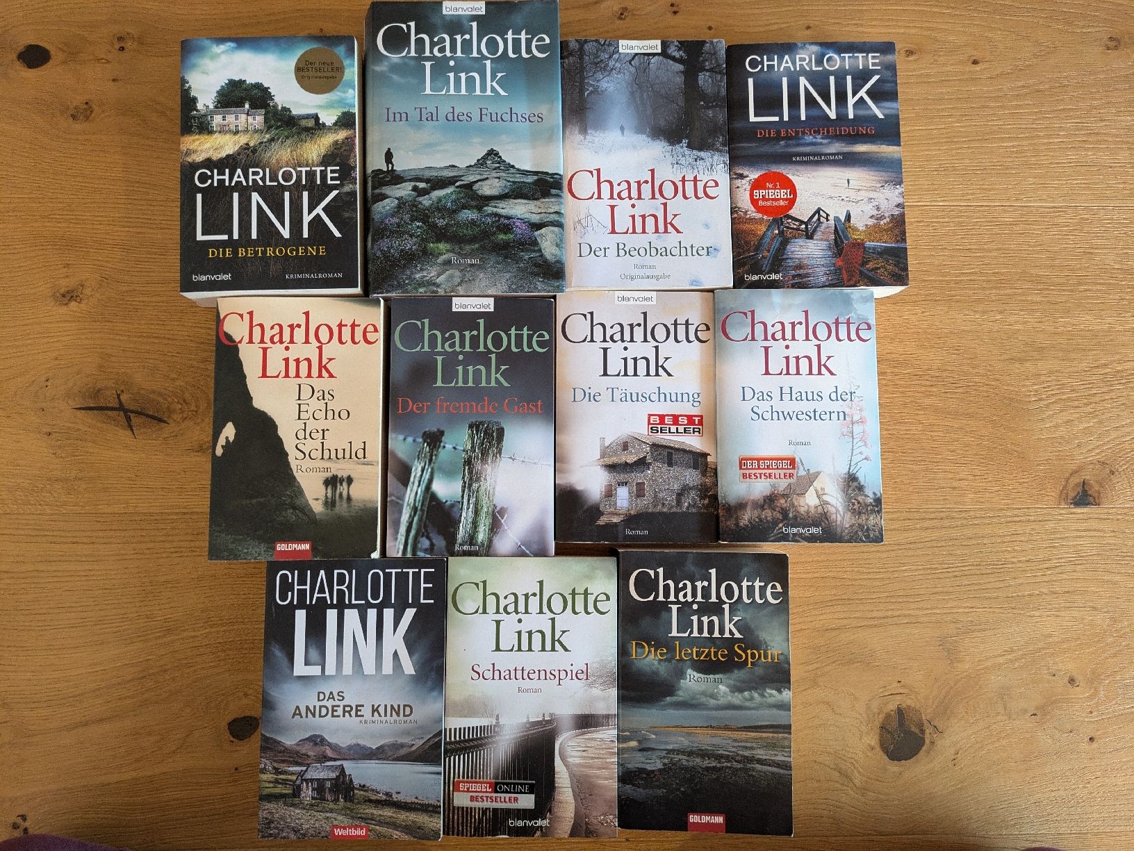 Libri: Charlotte Link 11 Bücher  – Usato da Ehrendingen venduto da Lilamon