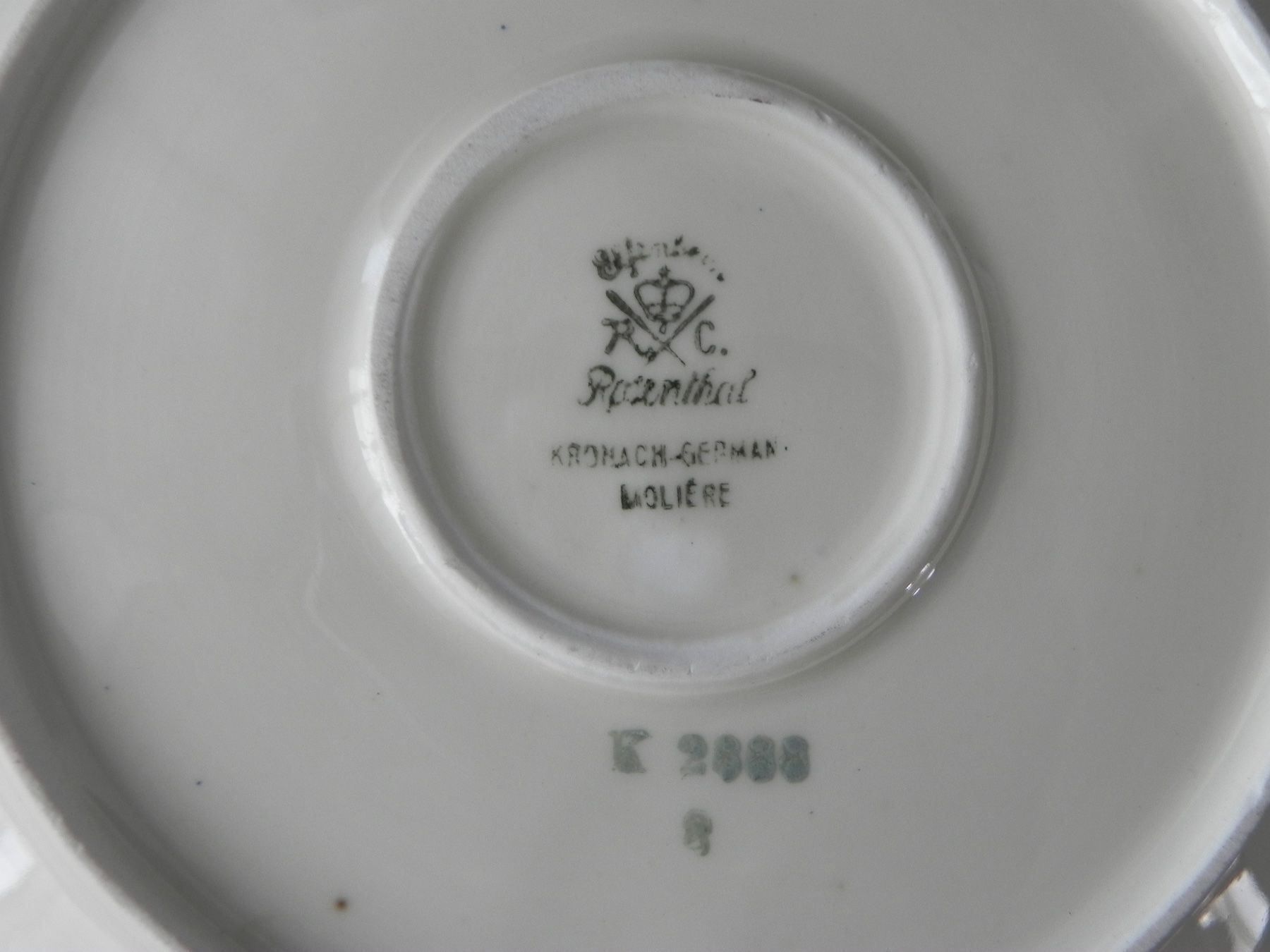 Rosenthal Ciotole: Kleine Moliere Rosenthal Kronach Germany – Usato da Zürich venduto da LodgE-21 5
